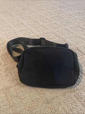 Black Crossbody Belt Bag